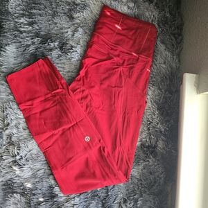 lululemon athletica align Red Women's Leggings